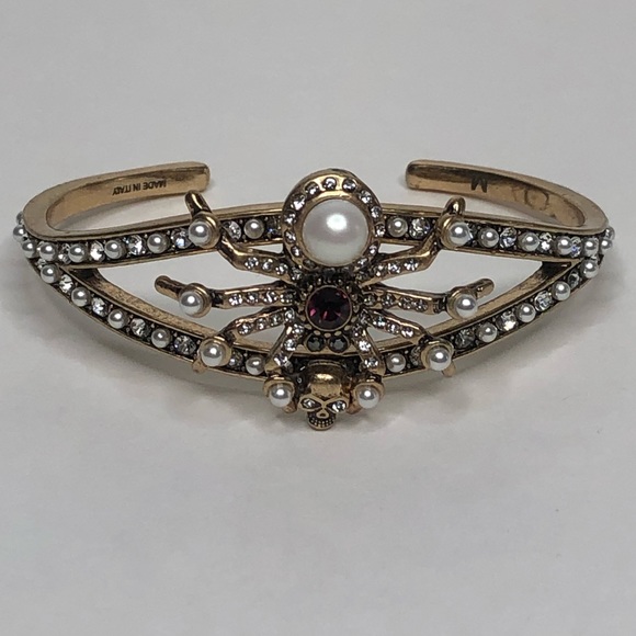 Alexander McQueen spider Swarovski Crystal cuff - Picture 3 of 7